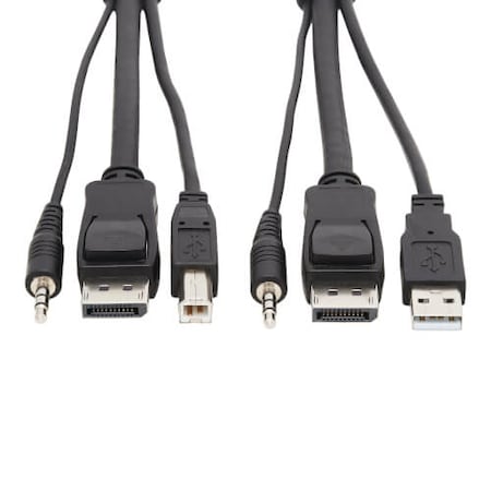Tripp Lite Displayport Kvm Cable Kit 3 In, P783-006 P783-006